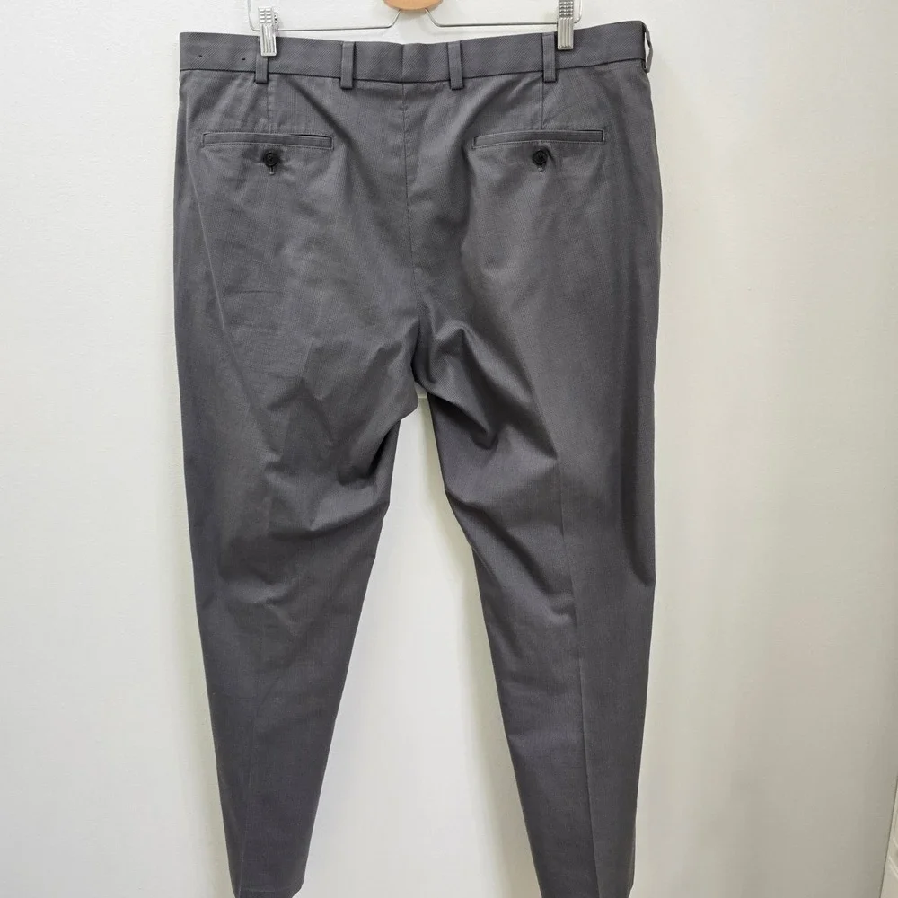 Brooks Brothers Advantage Chino Clark Fit Grey Glen Plaid Pants Mens‎ 40x32